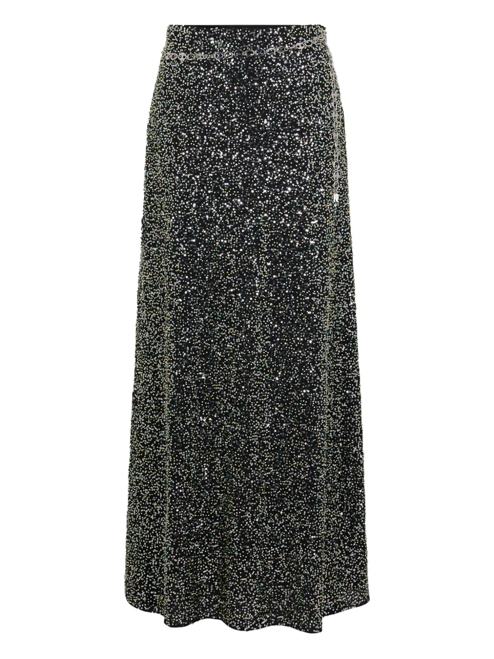 Rabanne sequin-embellished maxi skirt | Black | Image 1