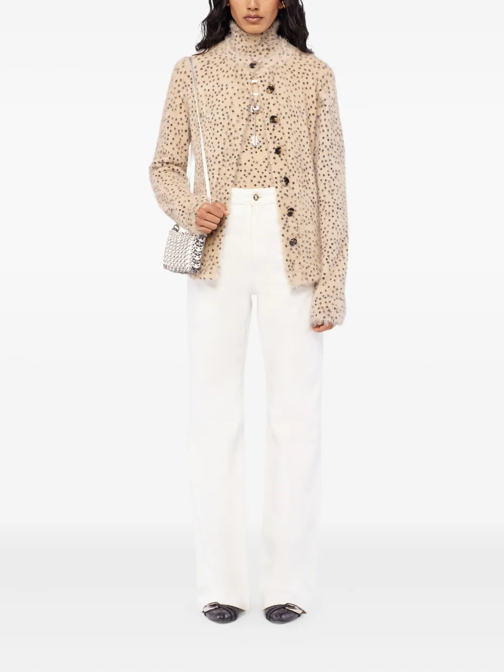 Rabanne turtleneck polka-dot print top | Vests & Tank Tops | Image 2