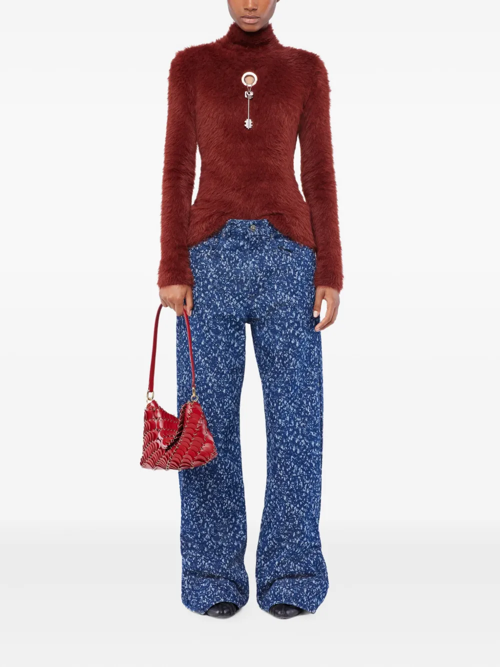 Rabanne splatter-print baggy jeans | Straight-Leg Jeans | Image 2
