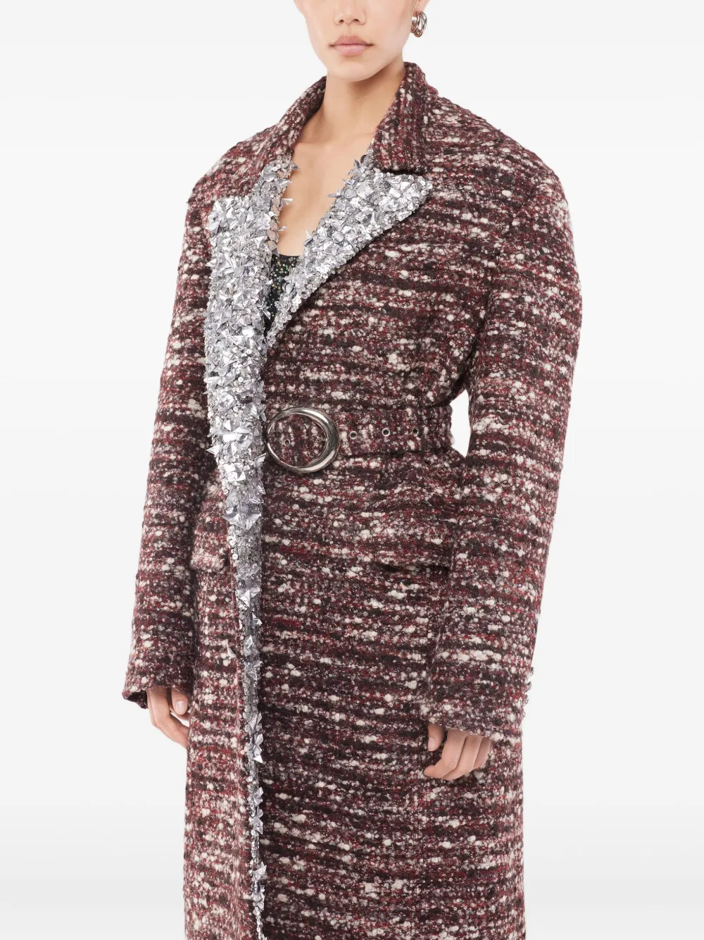 long strass earrings