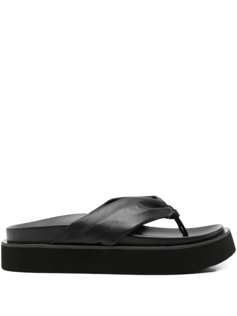Yohji Yamamoto knotted leather sandals