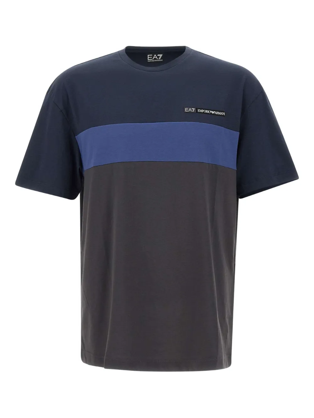 Ea7 Emporio Armani colour-block short-sleeve T-shirt | Multicolour | Image 1