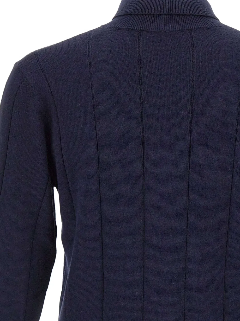 Eleventy ribbed turtleneck sweater Blauw