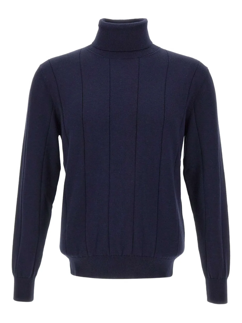 Eleventy ribbed turtleneck sweater Blauw