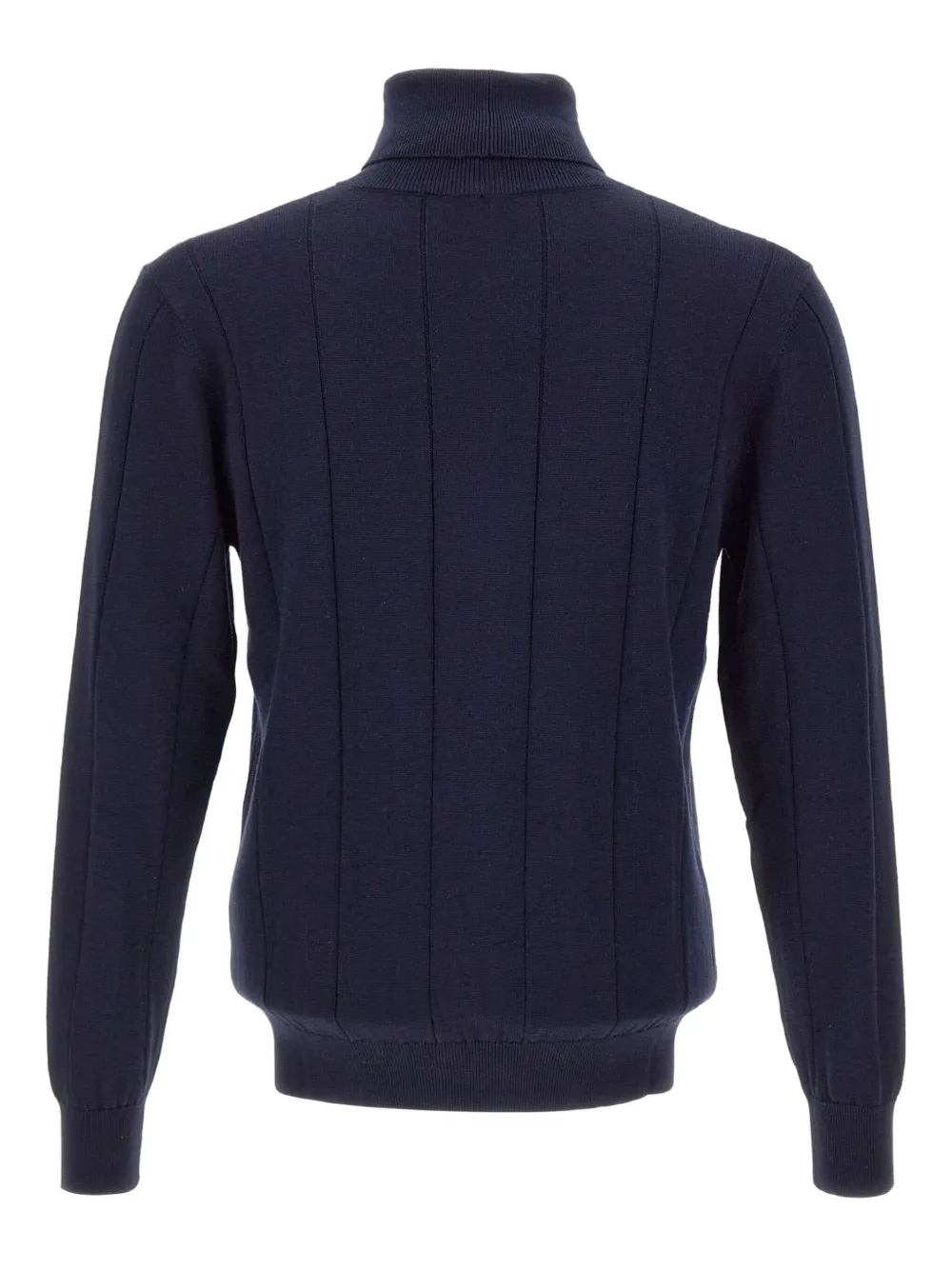 Eleventy ribbed turtleneck sweater Blauw