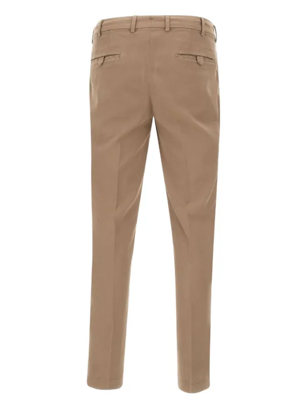 DEVORE single-pleat Chinos Brown FARFETCH PH