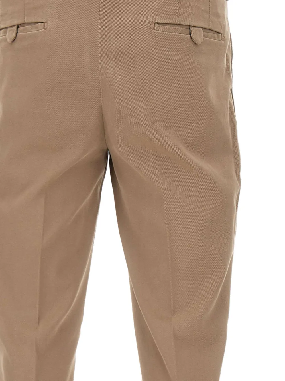 DEVORE Geplooide chino Bruin