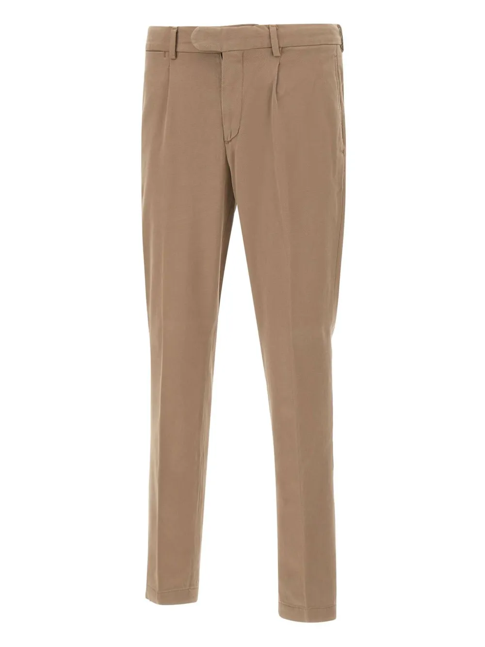 DEVORE Geplooide chino Bruin