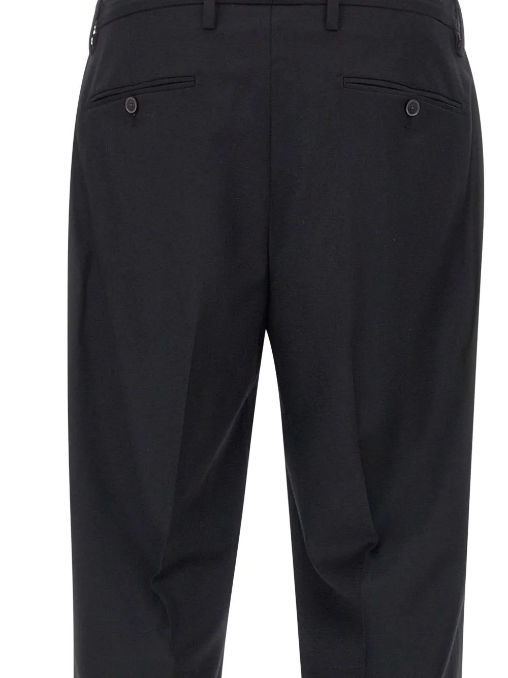 Briglia 1949 pleated wool-cashmere blend trousers Blauw