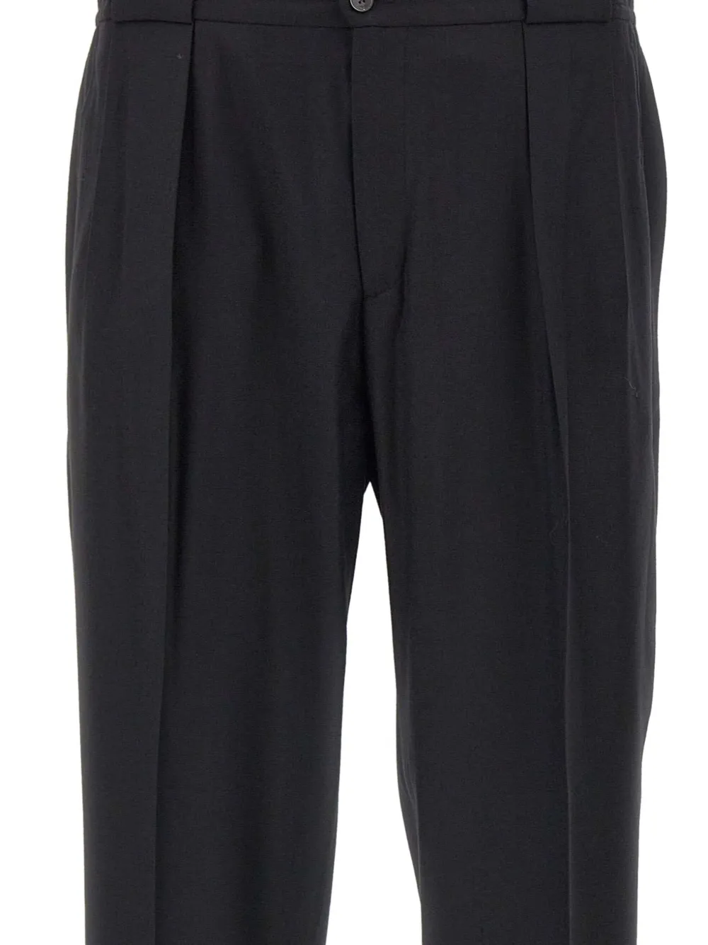 Briglia 1949 pleated wool-cashmere blend trousers Blauw