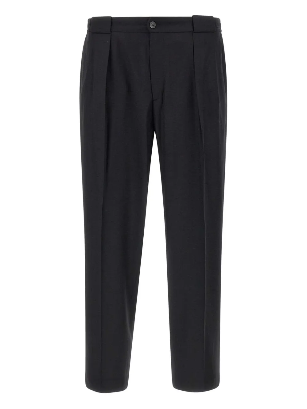 Briglia 1949 pleated wool-cashmere blend trousers Blauw
