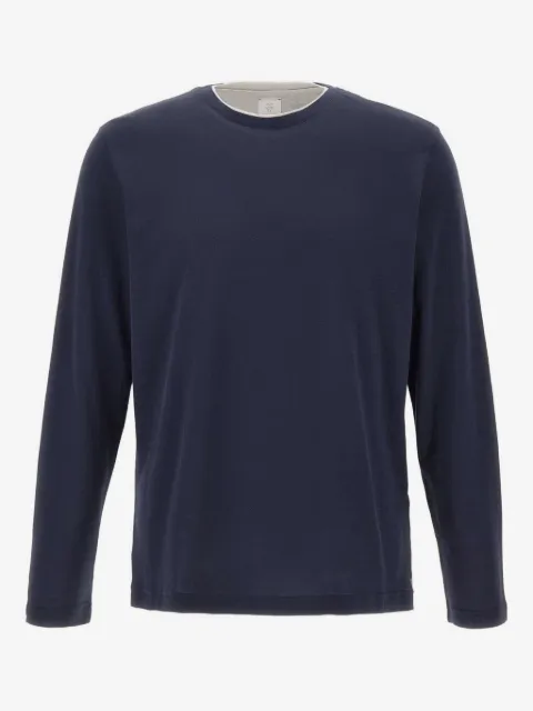 Eleventy long-sleeve crew-neck sweater