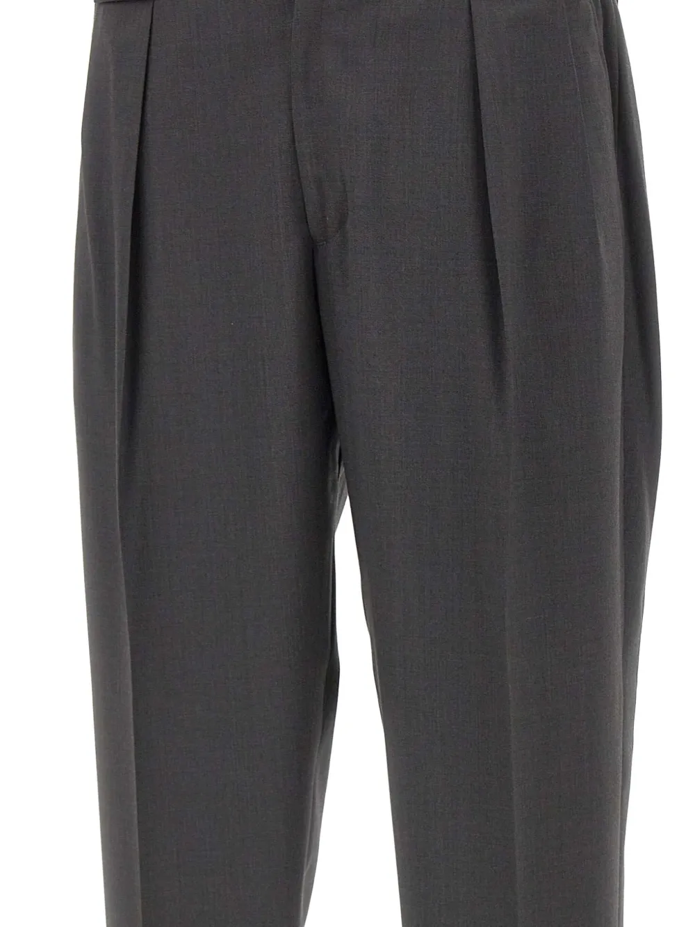 Briglia 1949 double-pleated wool trousers Grijs