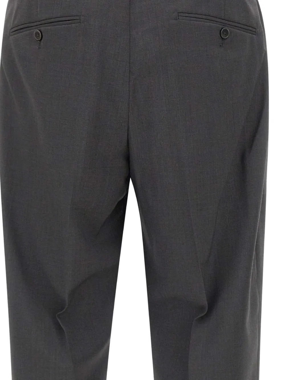 Briglia 1949 double-pleated wool trousers Grijs