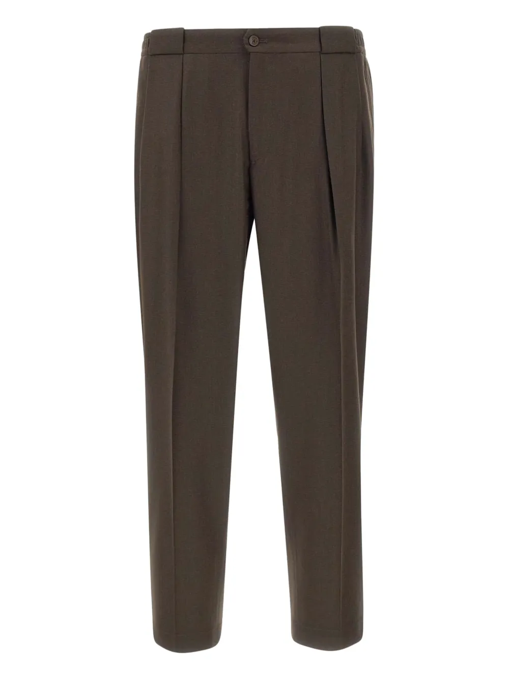 Briglia 1949 double-pleated wool trousers Bruin