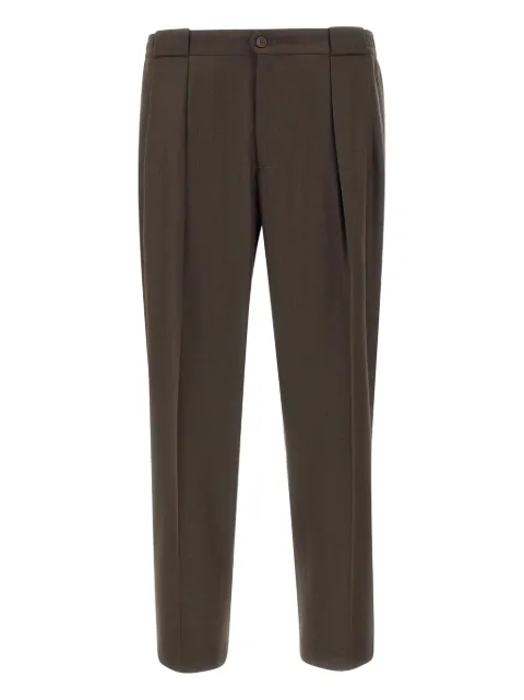 Briglia 1949 double-pleated wool trousers