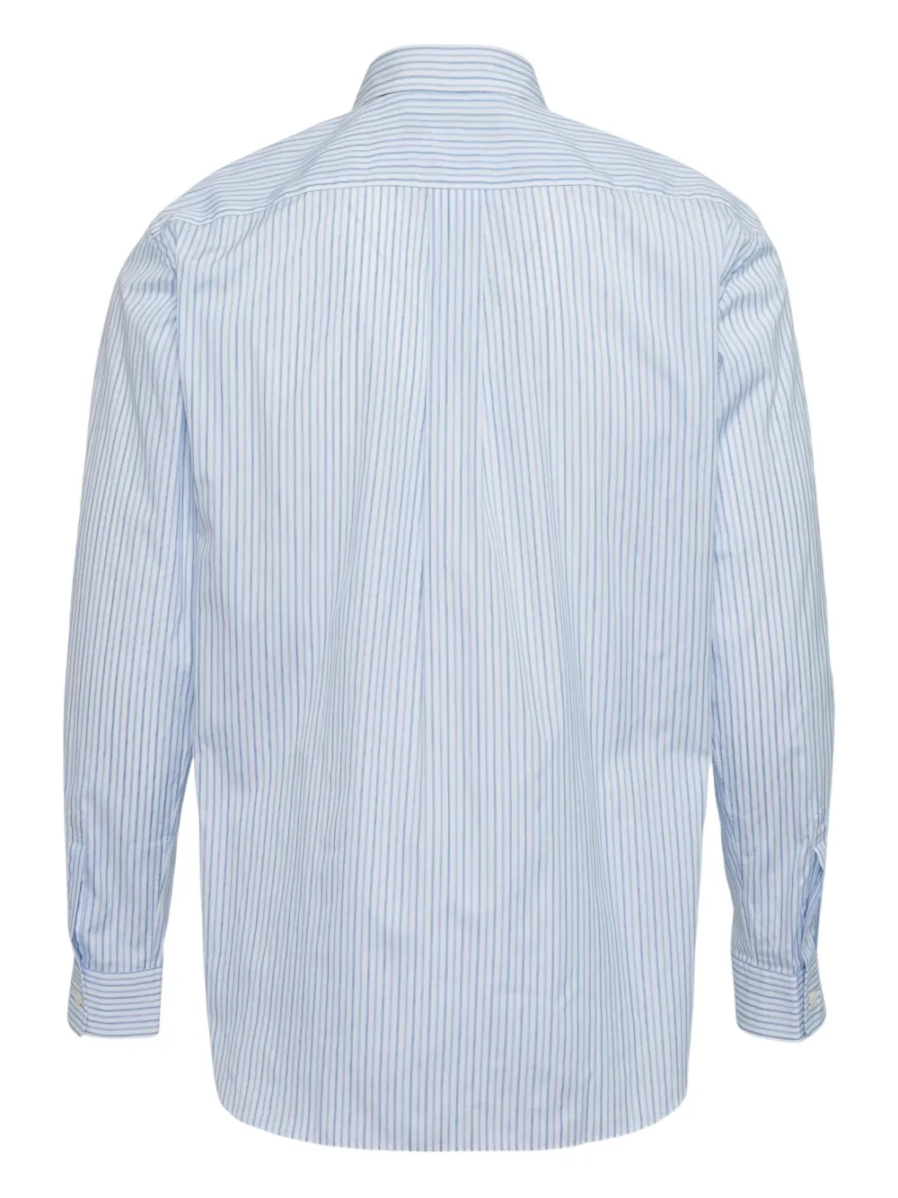 Comme des Garçons Homme Deux Gestreept overhemd - Blauw