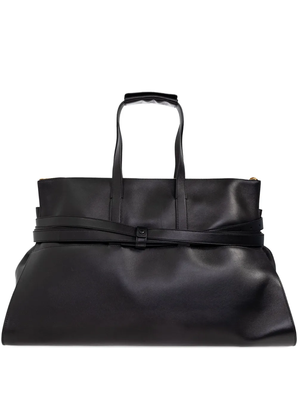 Moschino Shopper met handvat en riem 000 BLACK