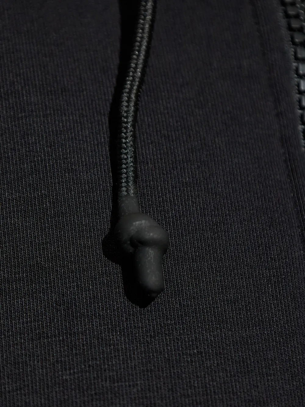 DSQUARED2 hooded ribbed jacket Zwart