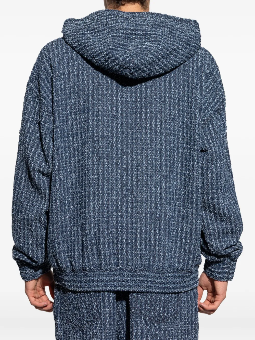 DSQUARED2 Hoodie met logopatch Blauw
