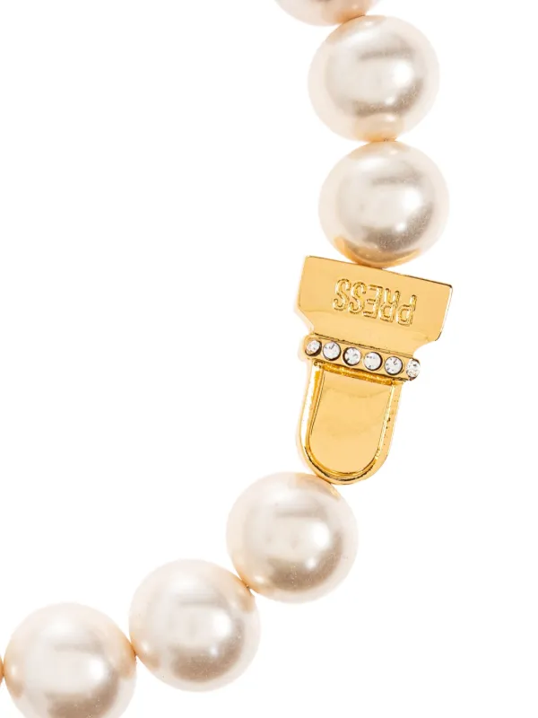 Moschino pearl-embellishment Necklace | White | FARFETCH KW Moschino pearl-embellishment Necklace | White | FARFETCH KW