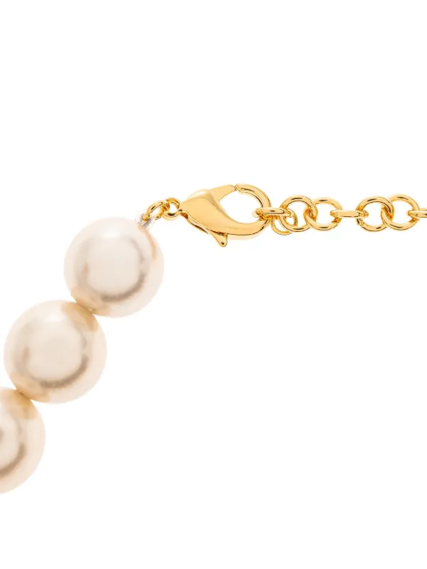 Moschino pearl-embellishment Necklace | White | FARFETCH