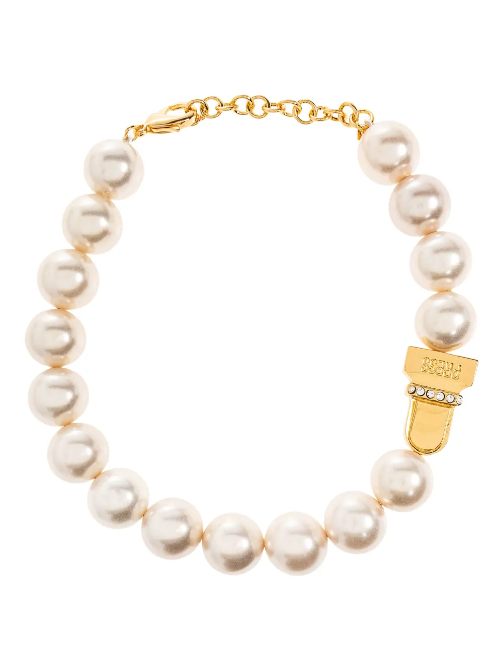 Moschino pearl-embellishment necklace | White | Image 1