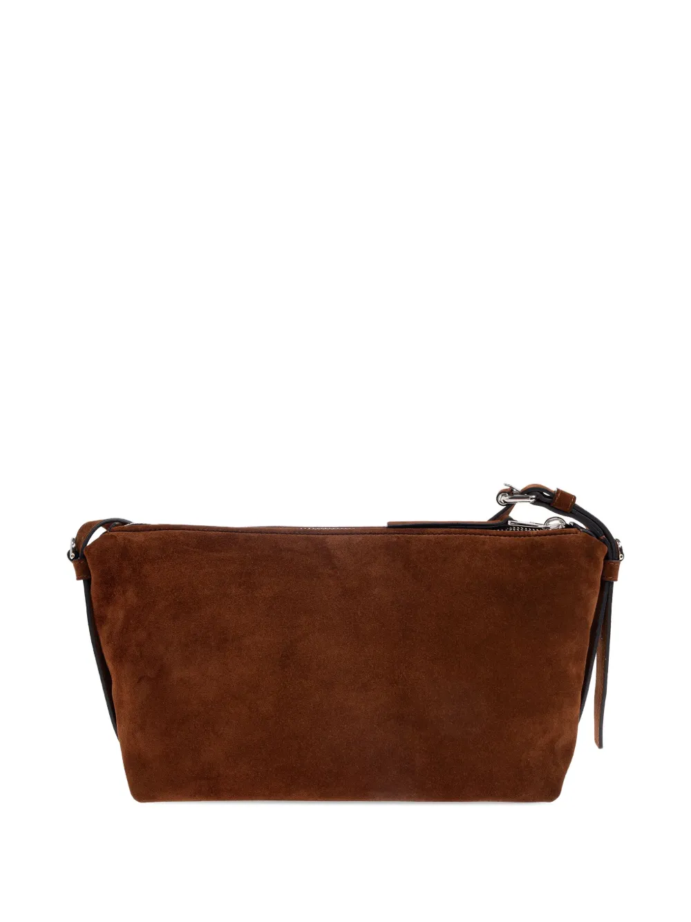 Moschino Suède schoudertas Bruin