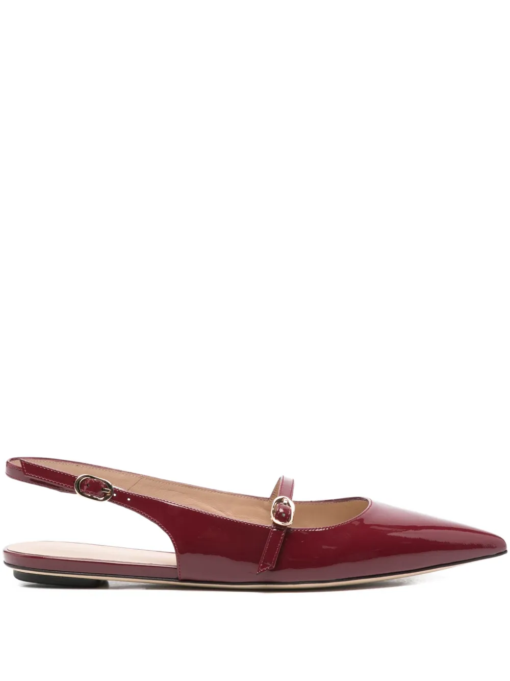 Stuart Weitzman Emilia slingback flat pumps Red