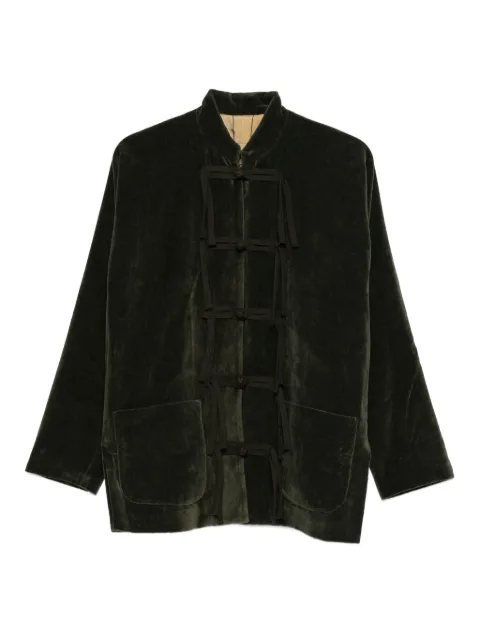 Uma Wang knotted velvet jacket