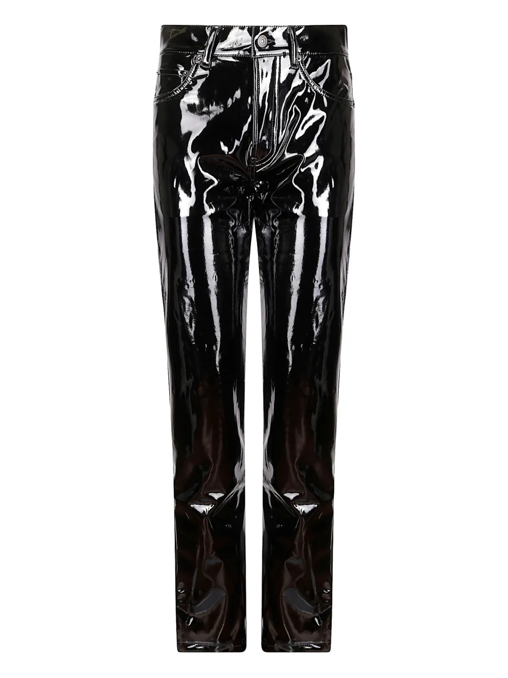 Fiorucci Vinyl broek Zwart