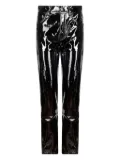 Fiorucci vinyl trousers - Black