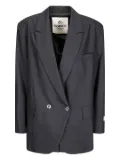 Fiorucci double-breasted wool blazer - Black