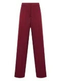 Blanca Vita pressed-crease trousers - Red