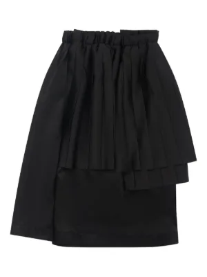 スカート noir kei ninomiya COMME des GARCONS Noir Kei Ninomiya x Comme des Garçons satin tulle tiered