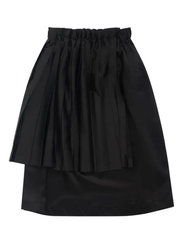 Noir Kei Ninomiya プリーツ スカート | ブラック | FARFETCH JP