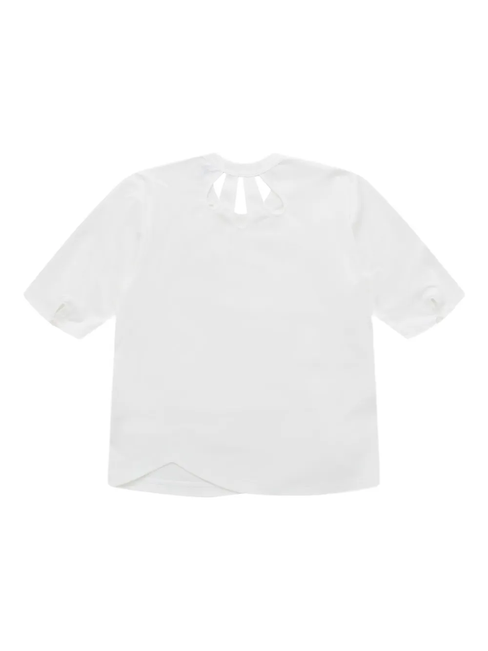 Noir Kei Ninomiya T-shirt met ronde hals Wit