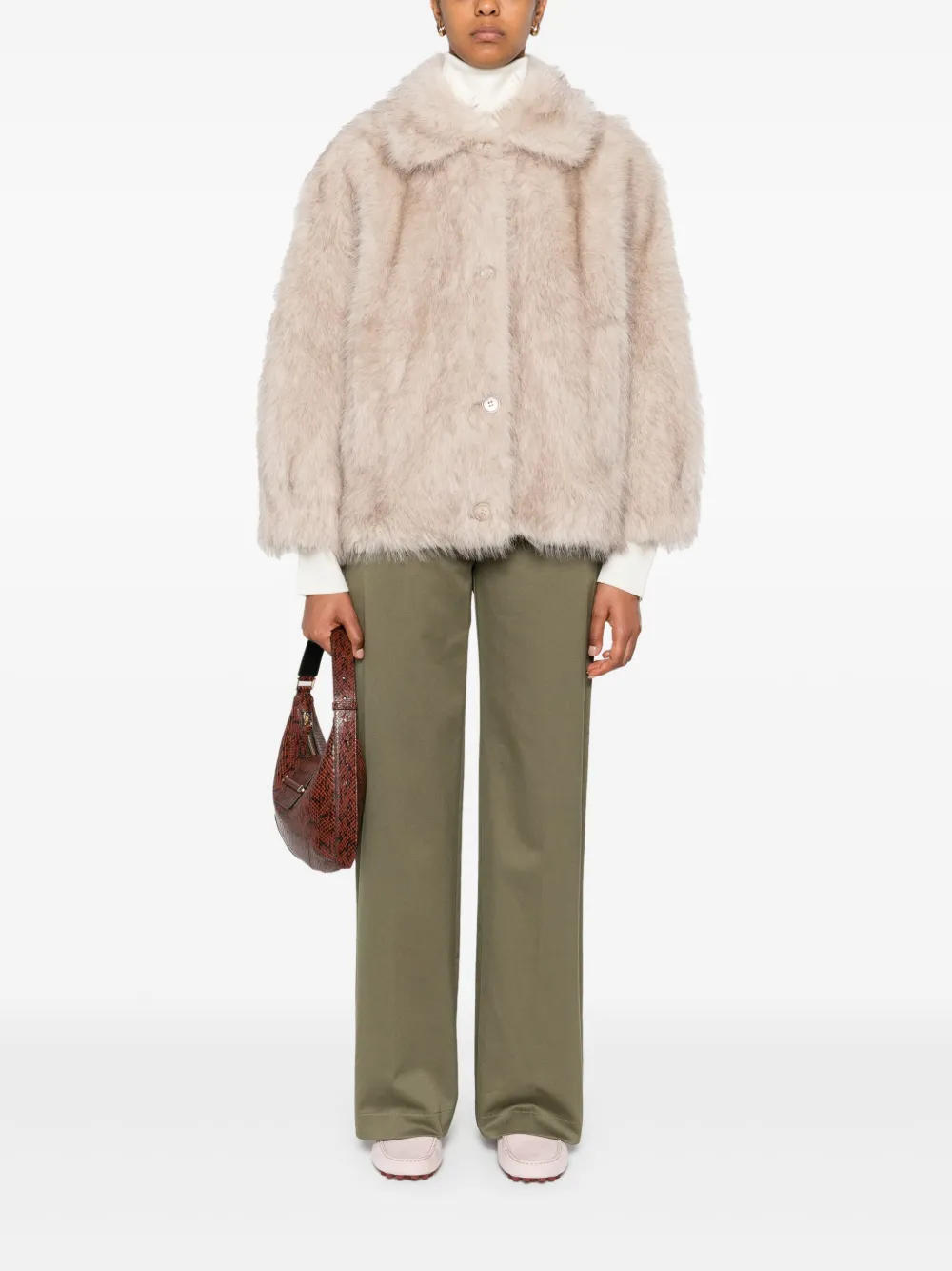 VALENTINI 1972 faux-fur button-front jacket | Faux Fur & Shearling Jackets | Image 2