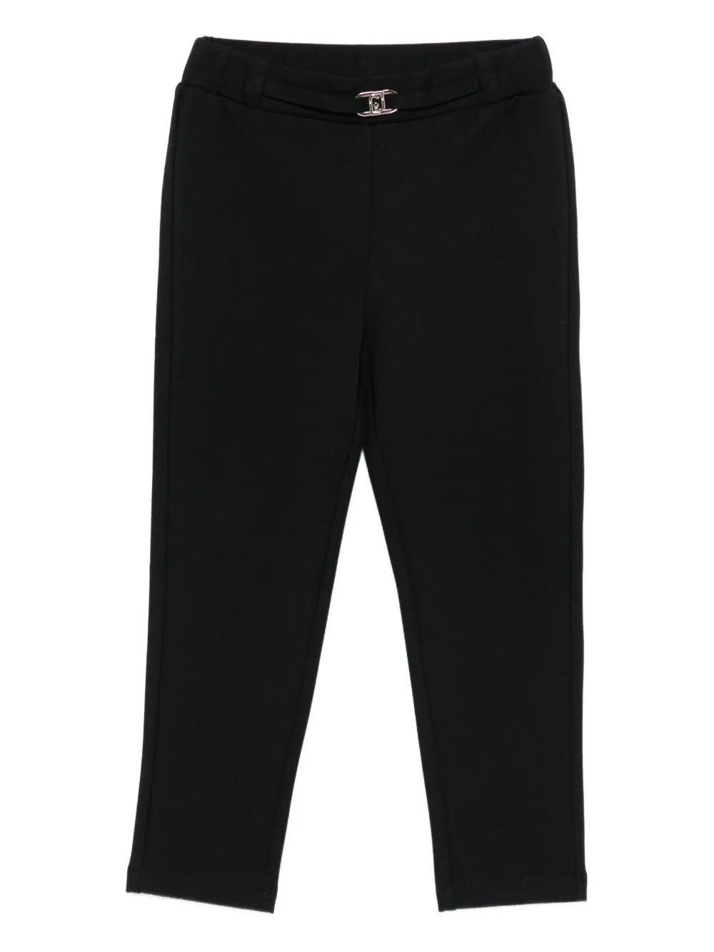 LIU JO Joggingbroek met ceintuur Zwart