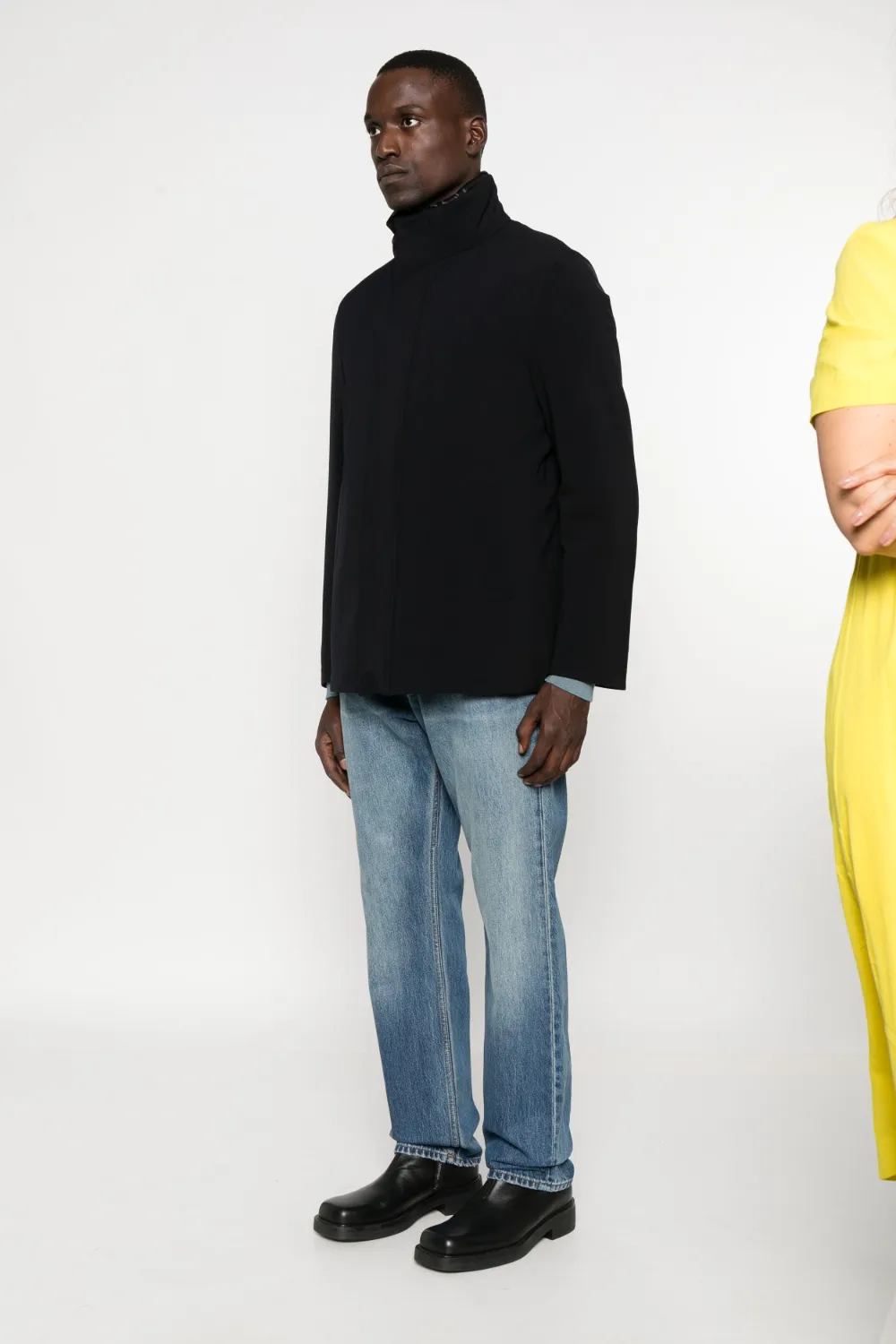 Montecore High-neck Jacket In Black