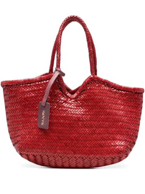 VIPERA woven tote bag