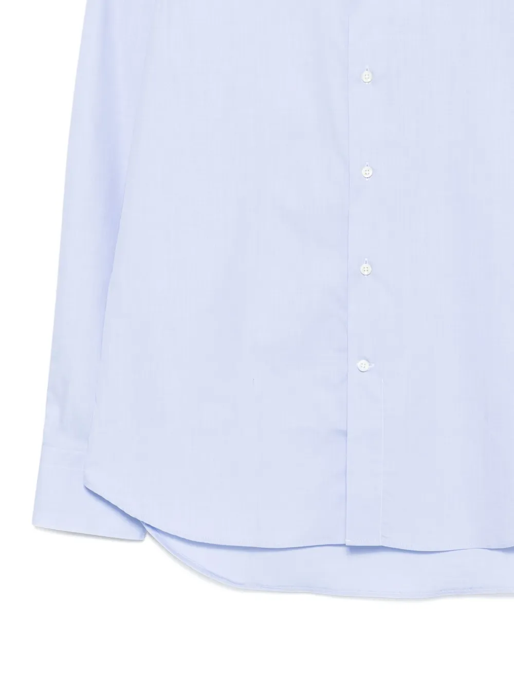 Canali Katoenen overhemd met lange mouwen Blauw