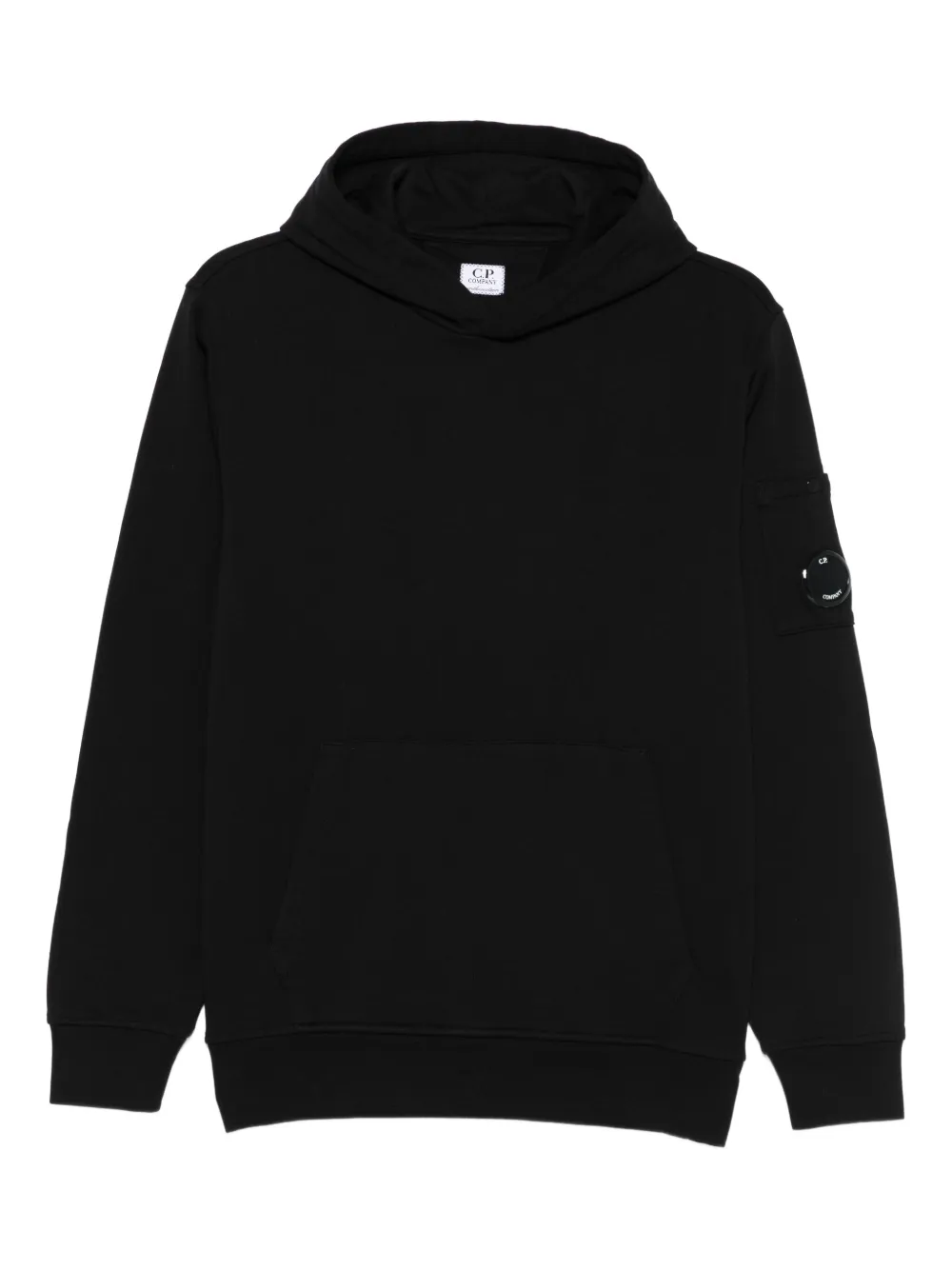 C.P. Company Kids Hoodie met zakdetail Zwart