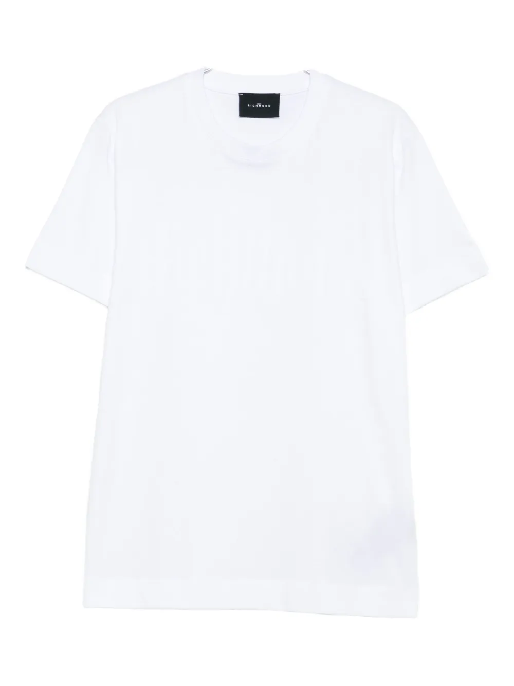 John Richmond Crew-neck Cotton T-shirt In White