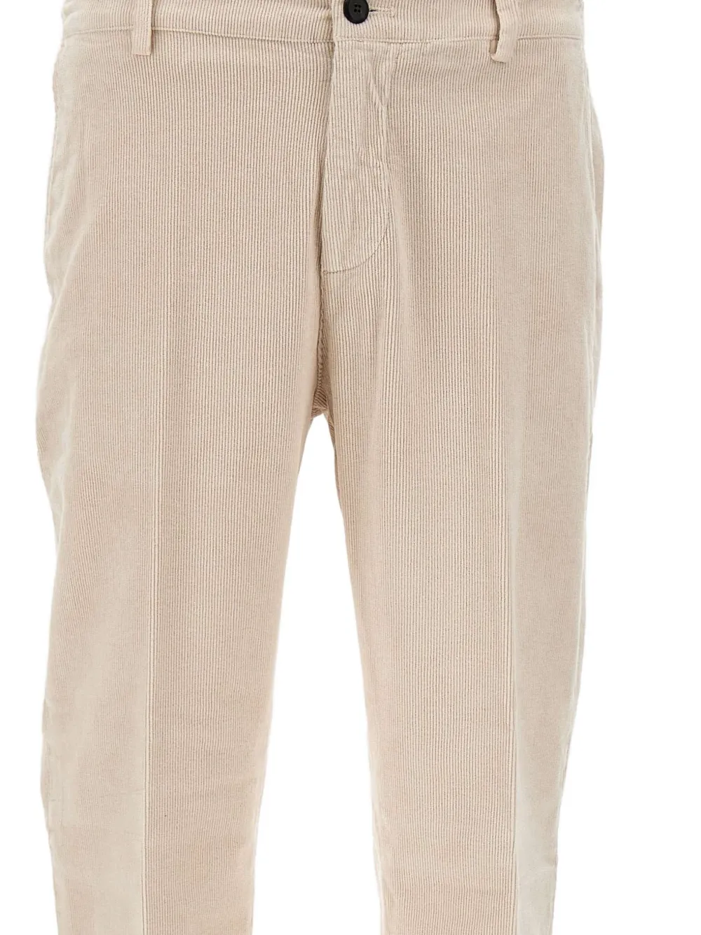 Eleventy textured welt-pockets trousers Beige