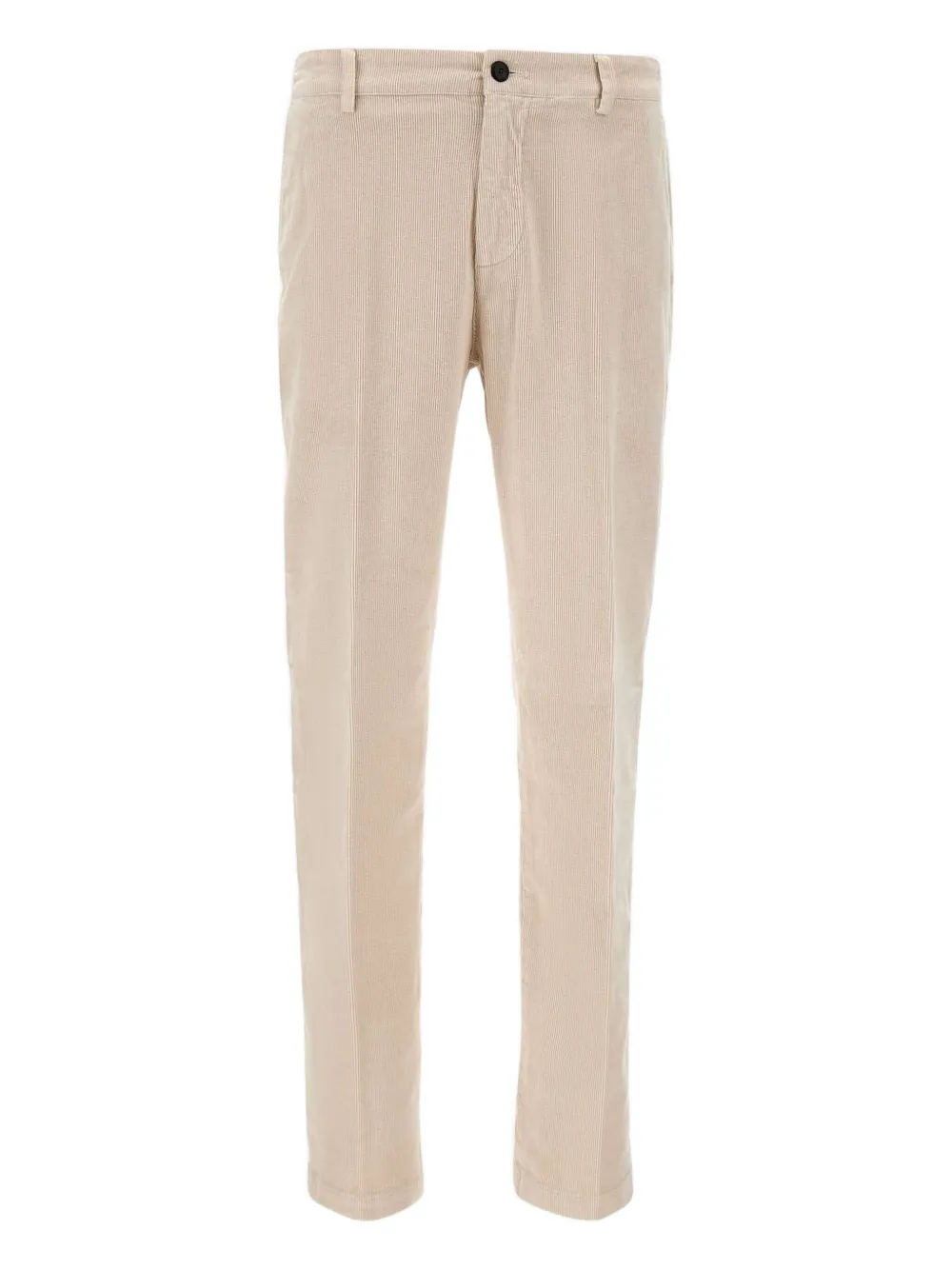Eleventy textured welt-pockets trousers Beige