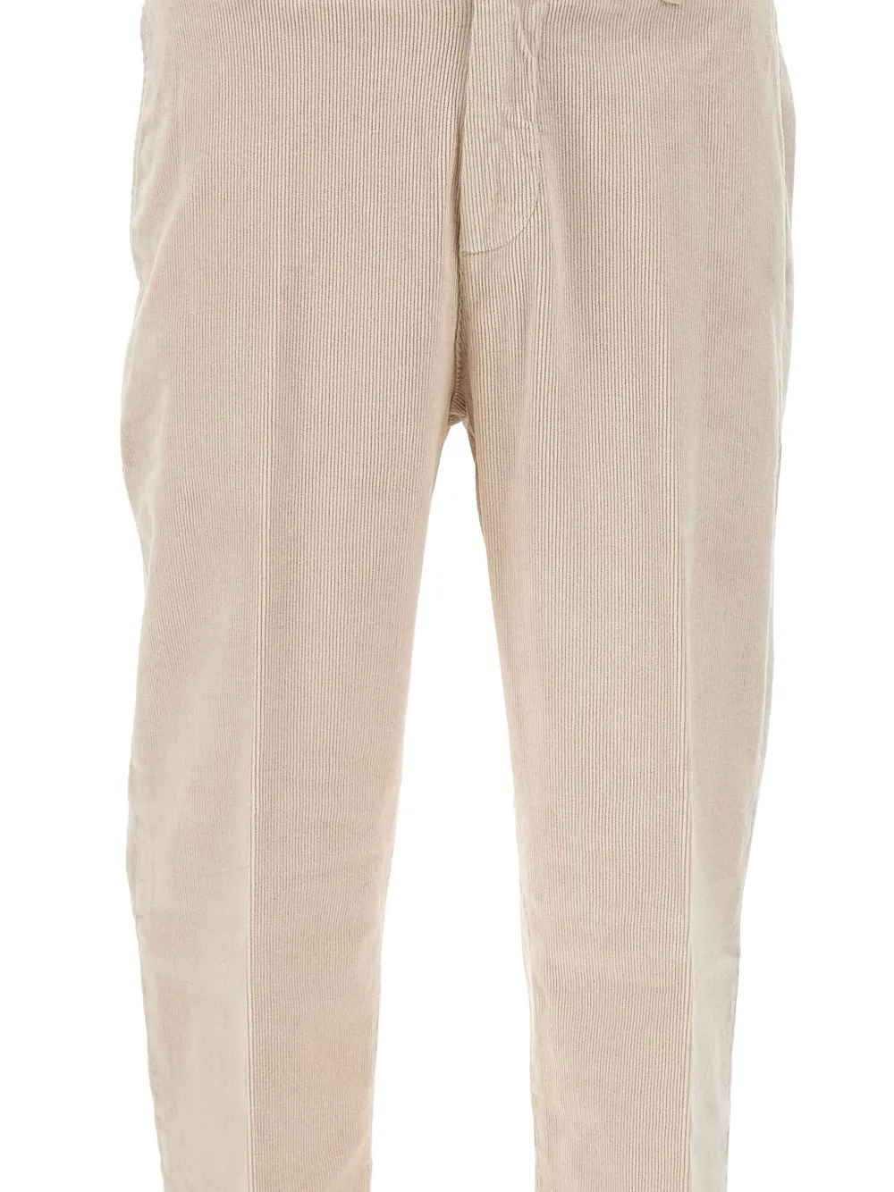Eleventy textured welt-pockets trousers Beige