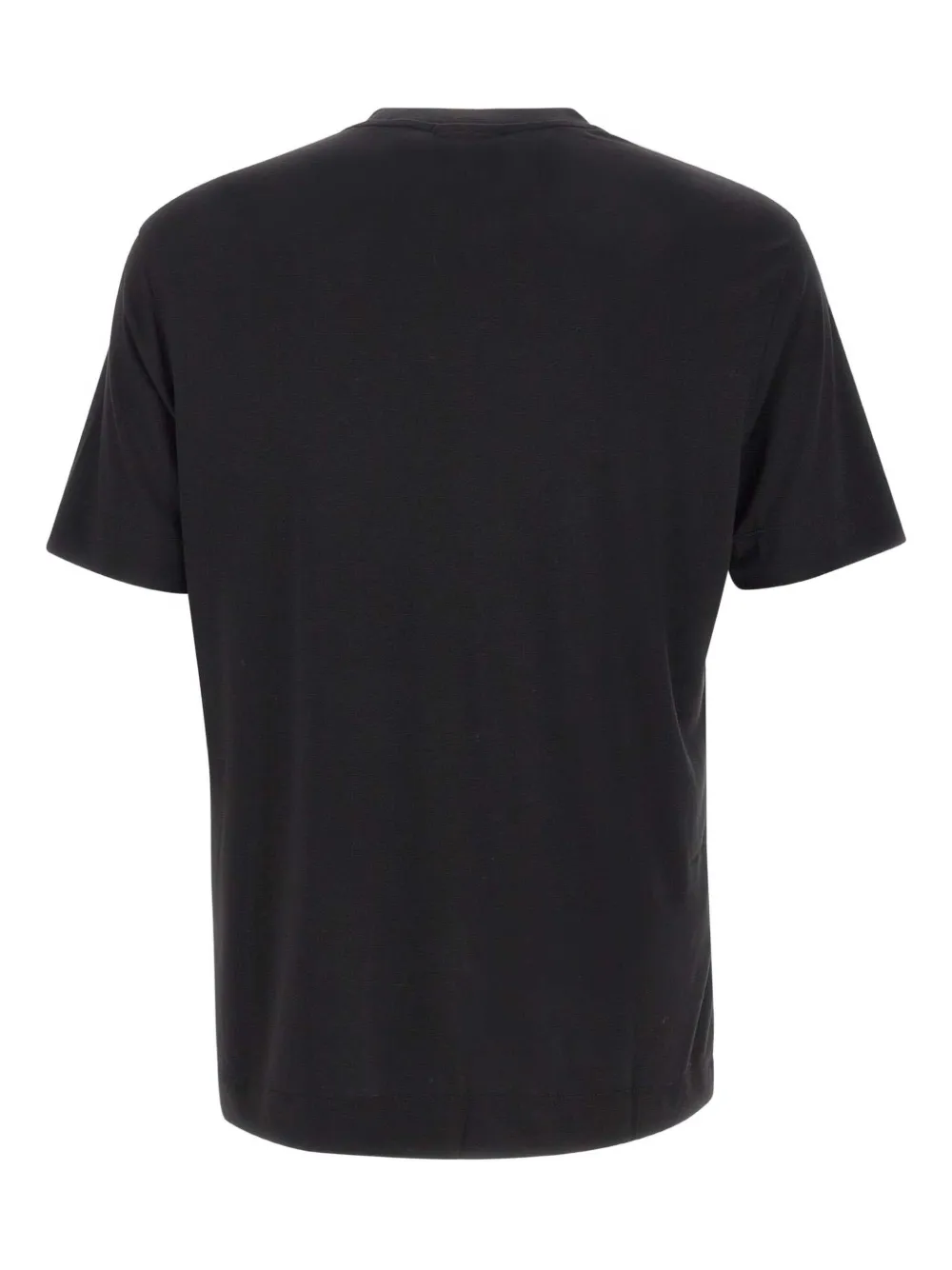 Emporio Armani logo-embellished T-shirt - BLACK