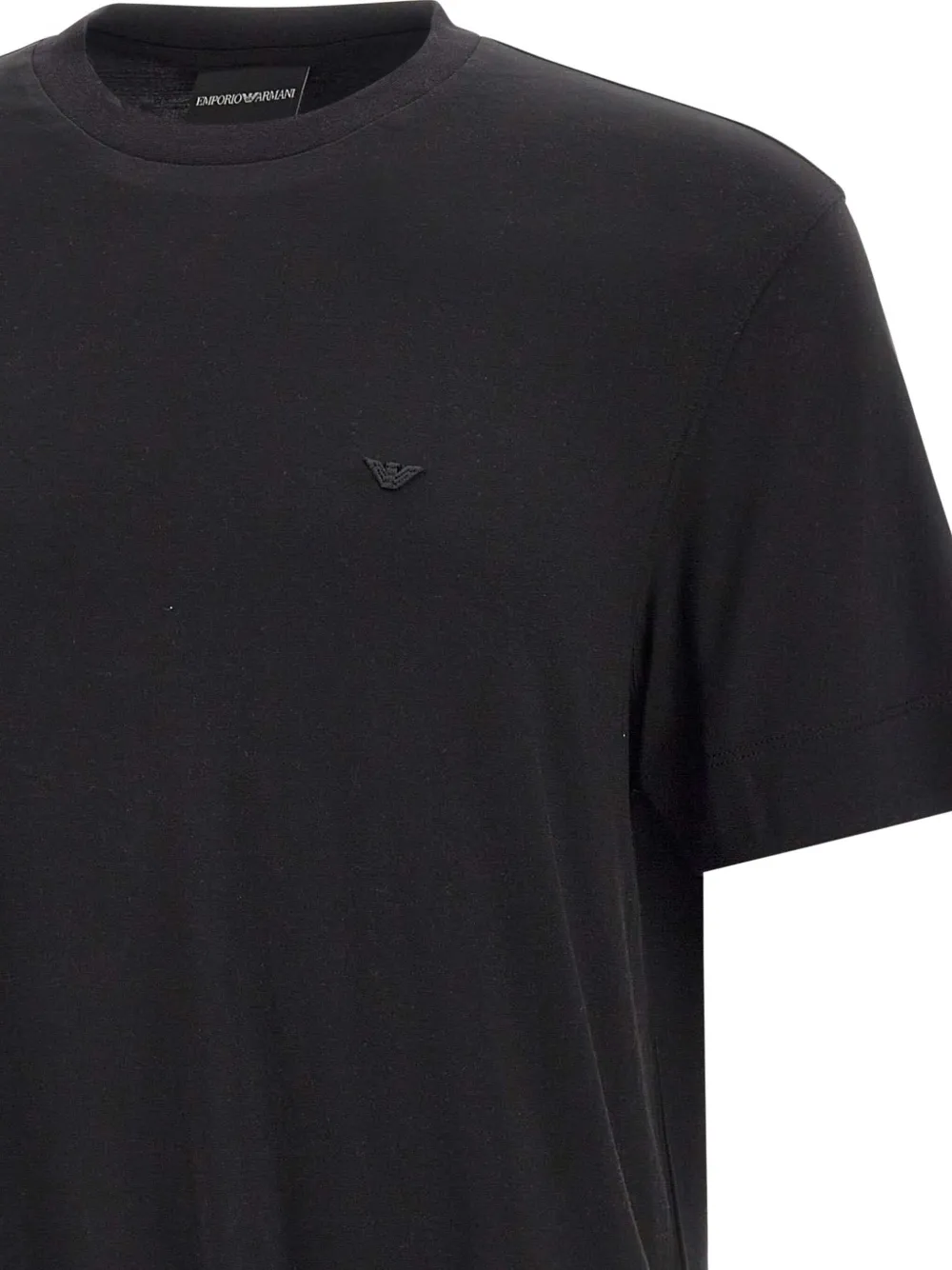 Emporio Armani T-shirt verfraaid met logo Zwart