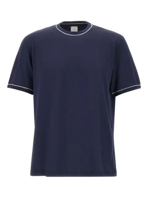 Eleventy contrast-trim T-shirt